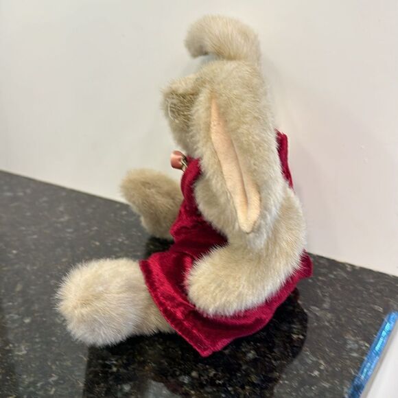 Ty Beanie Baby Attic Treasures Sidney Bunny Rabbit Jointed 1993 Plush 14" - Picture 4 of 9